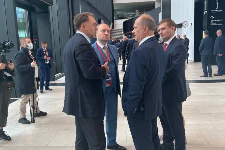 Г.А. Зюганов во главе делегации КПРФ прибыл на Петербургский международный экономический форум