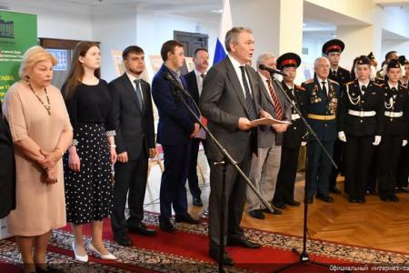 Г.А. Зюганов выступил на открывшейся в Госдуме выставке, посвященной 15-летнему юбилею сотрудничества поисковых отрядов России и Белоруссии