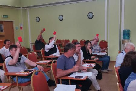 Руководитель фракции КПРФ Александр Наумов принял участие в первом этапе 30-й отчётно-выборной конференции Домодедовского ГК КПРФ