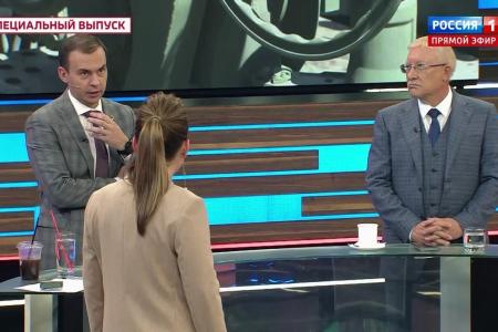 Юрий Афонин в эфире «России-1»: Мы должны разъяснить всему миру, что наша страна ведет сегодня антифашистскую борьбу