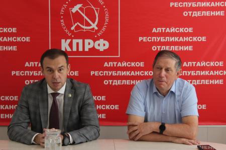 Юрий Афонин в Республике Алтай: Мы добьемся торжества идей справедливости и социализма