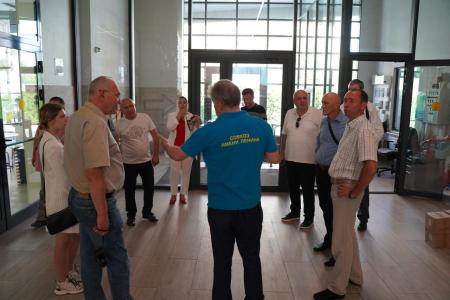 Представители стран коммунистических партий, входящих в состав ЦС СКП-КПСС, посетили Совхоз имени Ленина