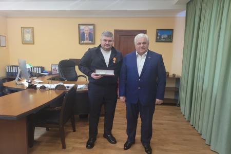 Казбек Тайсаев находится с рабочим визитом на Донбассе