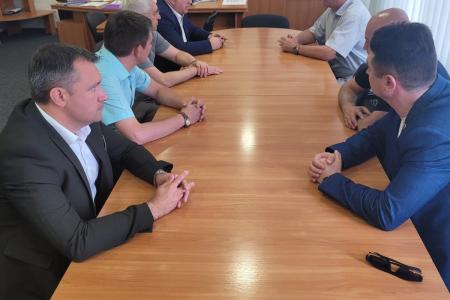 Казбек Тайсаев находится с рабочим визитом на Донбассе