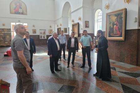 Казбек Тайсаев находится с рабочим визитом на Донбассе