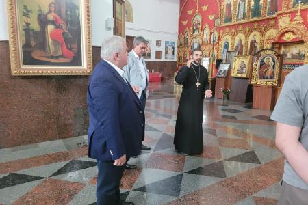 Казбек Тайсаев находится с рабочим визитом на Донбассе