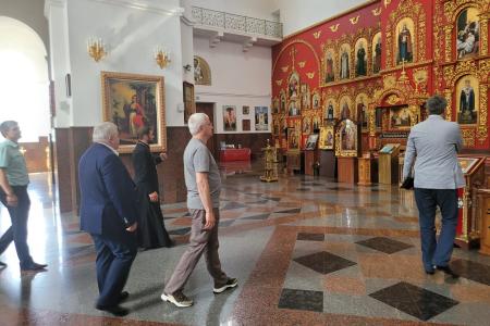 Казбек Тайсаев находится с рабочим визитом на Донбассе