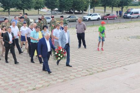 Казбек Тайсаев находится с рабочим визитом на Донбассе