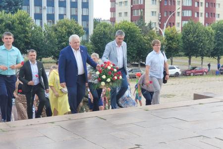Казбек Тайсаев находится с рабочим визитом на Донбассе