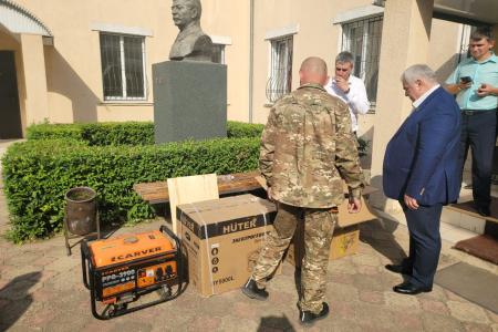 Казбек Тайсаев находится с рабочим визитом на Донбассе