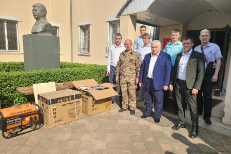 Казбек Тайсаев находится с рабочим визитом на Донбассе
