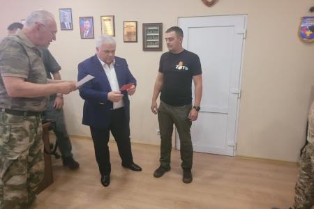 Рабочая поездка Казбека Тайсаева на Донбасс