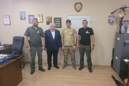 Рабочая поездка Казбека Тайсаева на Донбасс