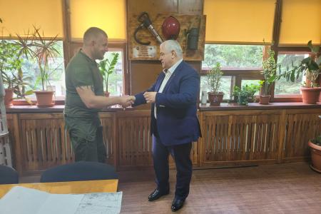 Рабочая поездка Казбека Тайсаева на Донбасс