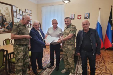Рабочая поездка Казбека Тайсаева на Донбасс