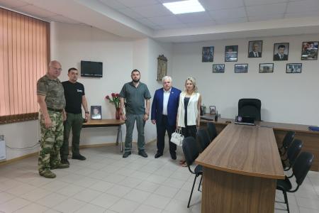 Рабочая поездка Казбека Тайсаева на Донбасс