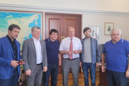 Командир батальона «Пятнашка» встретился с членами КПРФ
