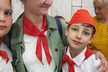 Пионеры из Кировской области посетили совхоз имени Ленина