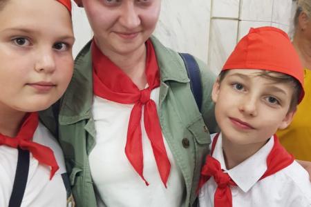 Пионеры из Кировской области посетили совхоз имени Ленина