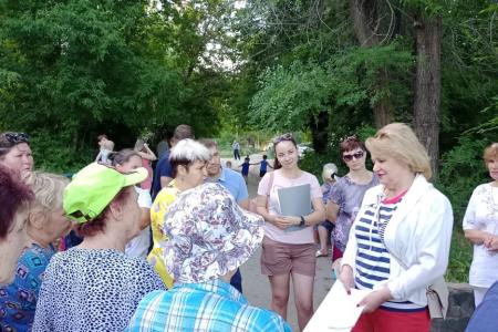 Оренбургская область. Нина Останина: Верните людям парк!