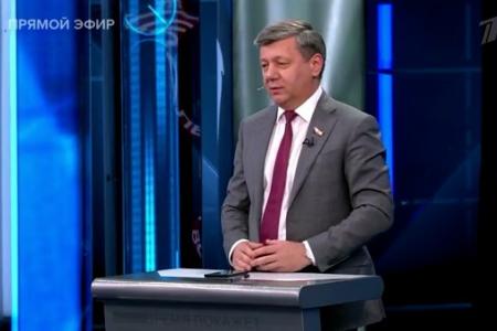 Дмитрий Новиков на Первом канале – о космической отрасли, хищничестве западных корпораций и актуальности пера Николая Гоголя