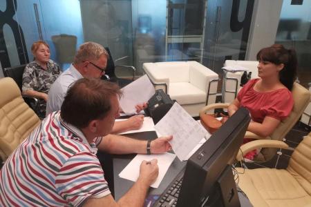 Московская область. Депутат-коммунист Александр Наумов провел прием граждан в  Ступине