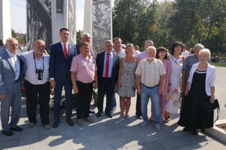 Московская область. Зампред Мособлдумы Александр Наумов принял участие в открытии стелы «Ступино – город трудовой доблести»