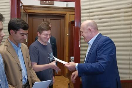 При поддержке Ататолия Бифова  группа студентов прошла практику в Госдуме РФ