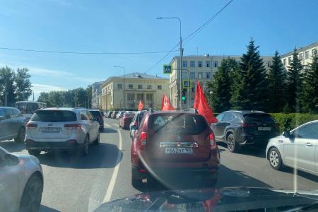 Архангельская область. В Архангельске и Северодвинске состоялись автопробеги «За социализм!»