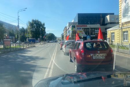 Архангельская область. В Архангельске и Северодвинске состоялись автопробеги «За социализм!»