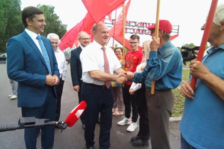 Начался рабочий визит Г.А. Зюганова в Орловскую область
