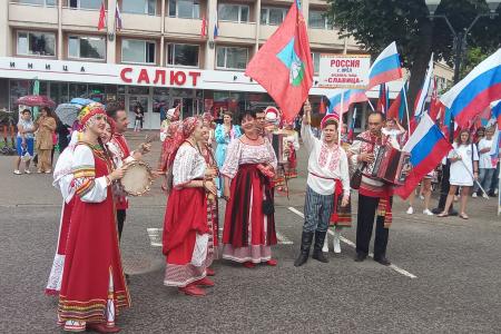 Г.А. Зюганов принял участие в фольклорном фестивале "Орловская мозаика"