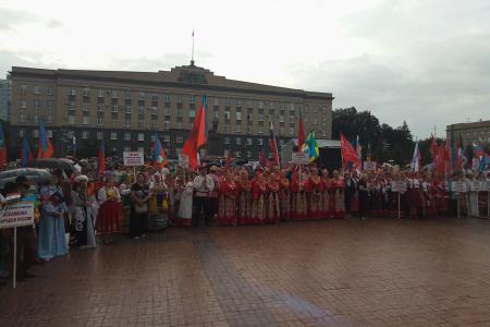 Г.А. Зюганов принял участие в фольклорном фестивале "Орловская мозаика"