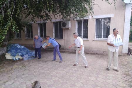 Делегация КПРФ во главе с Казбеком Тайсаевым находится с рабочим визитом на Донбассе