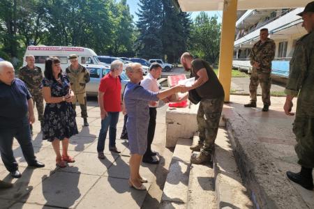 Делегация КПРФ во главе с Казбеком Тайсаевым находится с рабочим визитом на Донбассе