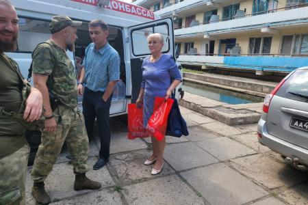 Делегация КПРФ во главе с Казбеком Тайсаевым находится с рабочим визитом на Донбассе