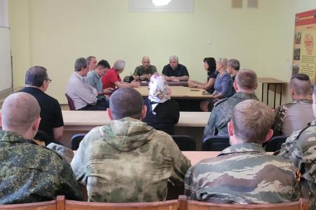 Делегация КПРФ во главе с Казбеком Тайсаевым находится с рабочим визитом на Донбассе