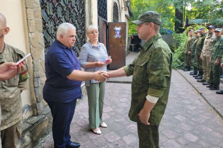 Рабочая поездка делегации КПРФ во главе с Казбеком Тайсаевым на Донбасс продолжается