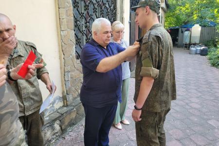 Рабочая поездка делегации КПРФ во главе с Казбеком Тайсаевым на Донбасс продолжается