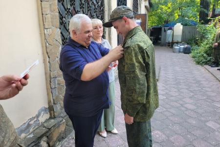 Рабочая поездка делегации КПРФ во главе с Казбеком Тайсаевым на Донбасс продолжается