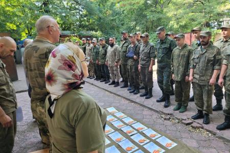 Рабочая поездка делегации КПРФ во главе с Казбеком Тайсаевым на Донбасс продолжается