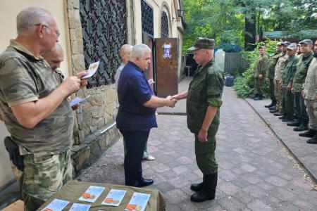 Рабочая поездка делегации КПРФ во главе с Казбеком Тайсаевым на Донбасс продолжается