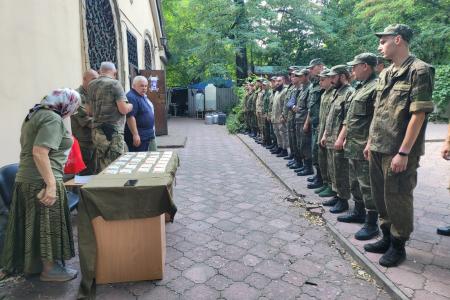 Рабочая поездка делегации КПРФ во главе с Казбеком Тайсаевым на Донбасс продолжается