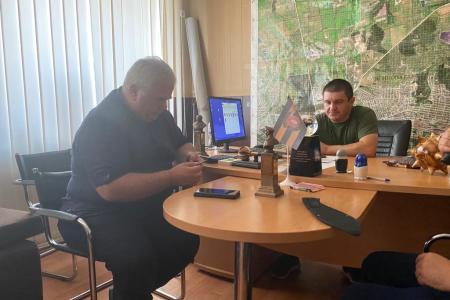 Рабочая поездка делегации КПРФ во главе с Казбеком Тайсаевым на Донбасс продолжается