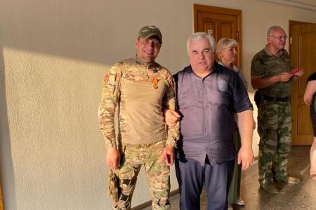 Рабочая поездка делегации КПРФ во главе с Казбеком Тайсаевым на Донбасс продолжается
