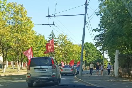 Во Владимире прошел автопробег в поддержку кандидата в губернаторы А.С. Сидорко