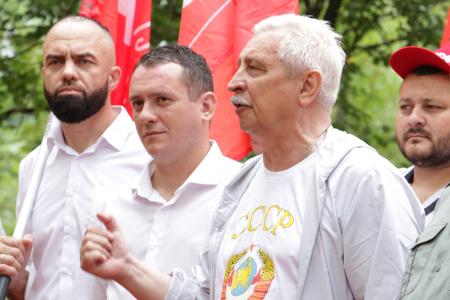 Краснодарский край. Коммунисты Кубани и Дона почтили память красных казаков-героев вблизи станицы Кущевской