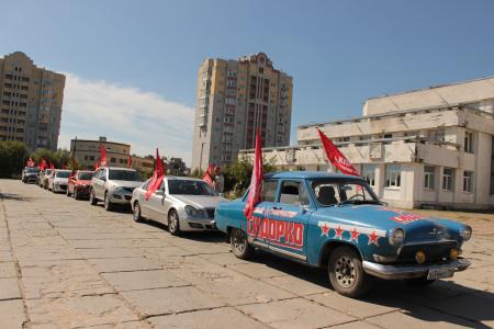 Во Владимире прошел автопробег в поддержку кандидата в губернаторы А.С. Сидорко
