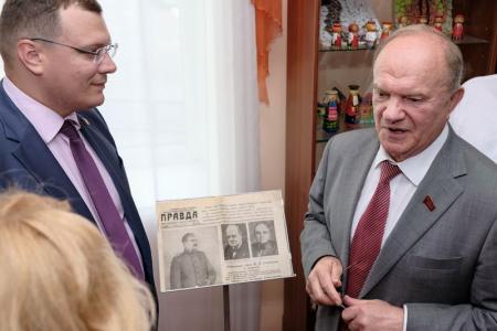 Второй день визита Г.А. Зюганова в Орловскую область