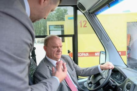 Второй день визита Г.А. Зюганова в Орловскую область